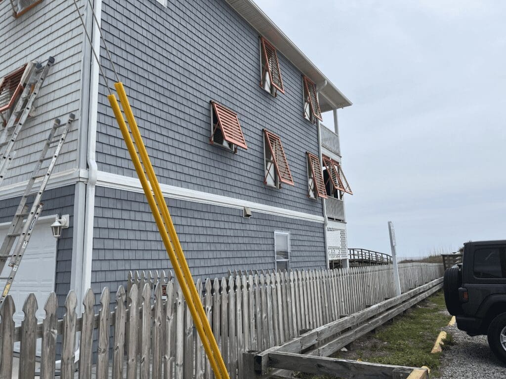 - american hurricane shutters house with hurricane shutters