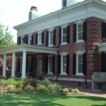 house with white columns Colonials shutters