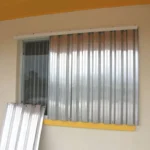 metal panels, hurricane shutters. 