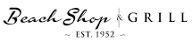 Beach shop and grill – the topsail beach landmark - american hurricane shutters The official logo of Beach Shop and Grill, a beloved and historic dining tradition on Topsail Beach, NC for which we installed roll down hurricane shutters