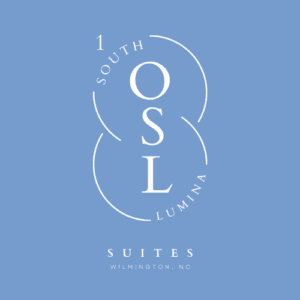 1 south lumina osl suites logo, wilmington, nc - american hurricane shutters OSL Suites Wilmington NC logo. Hurricane shutters Topsail, Oak Island, Myrtle Beach.