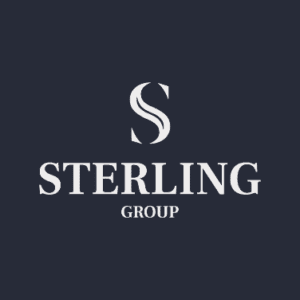 Sterling Group logo: Luxury hurricane shutters Wilmington.