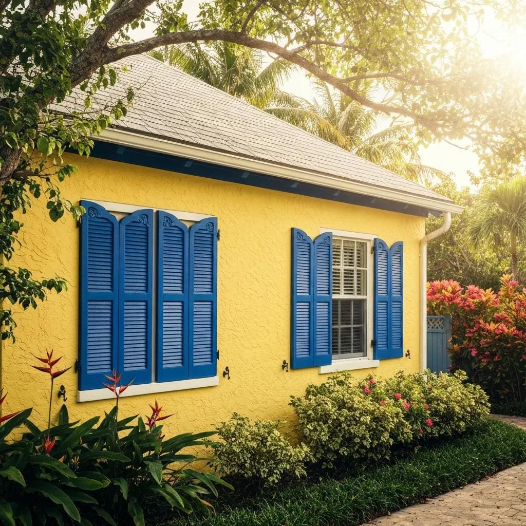 Bahama-and-colonial-shutters-on-a-coastal-home-illustrating-decorative-features-and-storm-protection-5da437f5-caa5-4dbf-8206-50eff52f454ewebp - american hurricane shutters Bahama and Colonial shutters on a coastal home showing style and protection