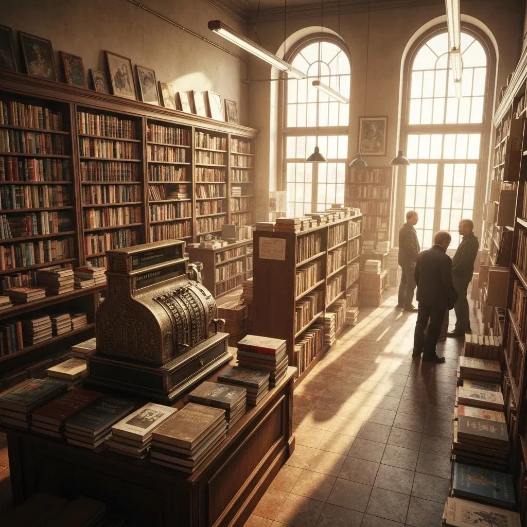 Commercial storefront with accordion shutters demonstrating storm protection and security features