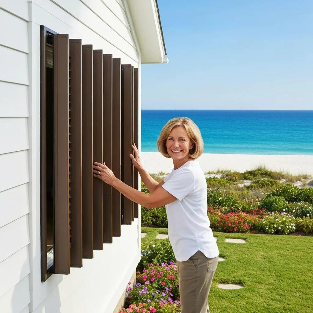 Homeowner-deploying-accordion-shutters-showcasing-convenience-and-ease-of-use-e48c93d9-1484-4d80-b620-42315bf317b1webp - american hurricane shutters Homeowner deploying accordion shutters showcasing convenience and ease of use