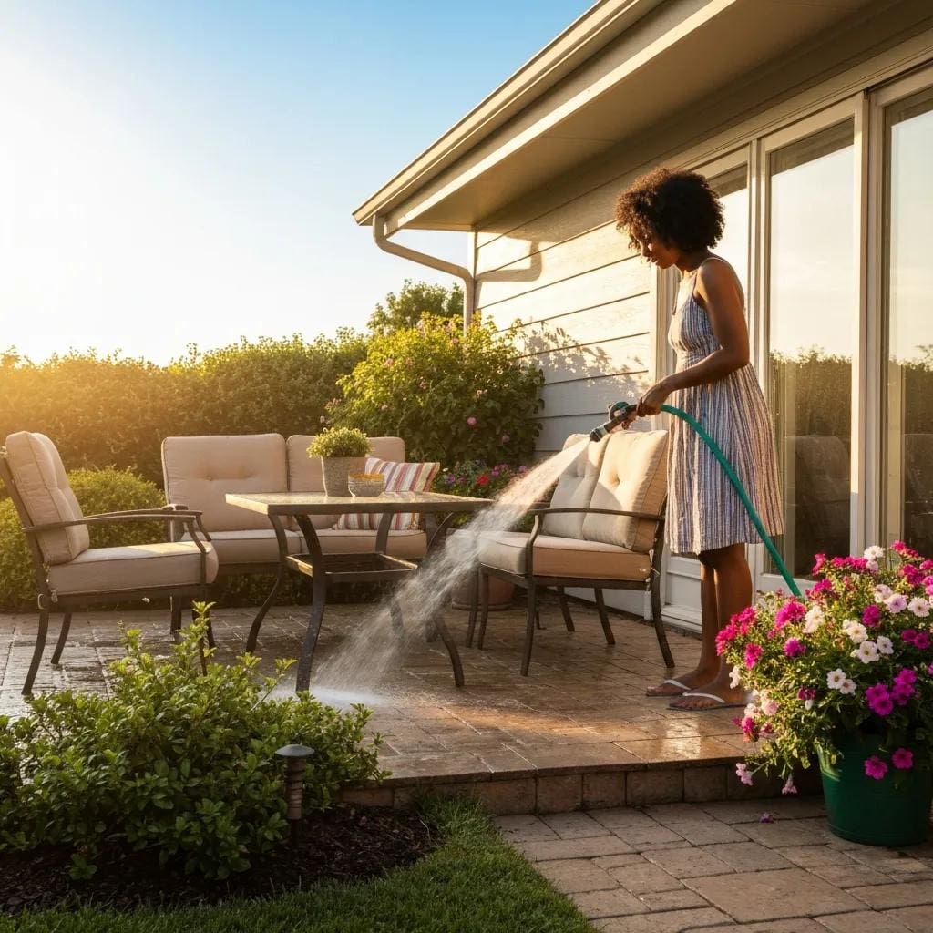 Homeowner-performing-maintenance-on-accordion-hurricane-shutters-highlighting-cleaning-and-lubrication-tasks-3ffa4fc9-6c39-4ebd-8759-e8e53b6e8535webp - american hurricane shutters Homeowner performing maintenance on accordion hurricane shutters, focusing on cleaning tracks and lubricating moving parts