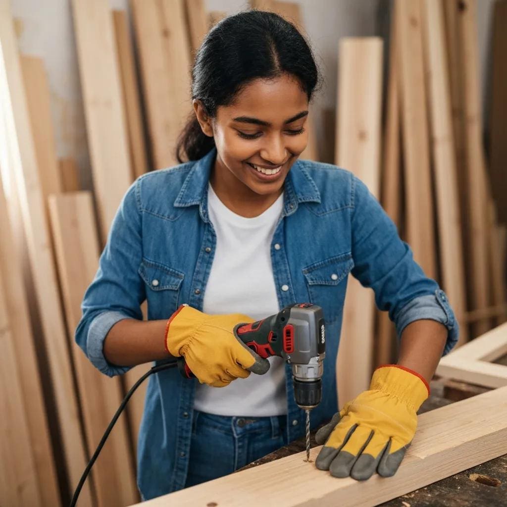 Professional-installer-fitting-accordion-shutters-emphasizing-quality-installation-and-coastal-durability-7589046c-b5fd-4c5b-96cb-85efd282f61dwebp - american hurricane shutters Installer securing accordion shutters to a home, showing professional fit and coastal durability