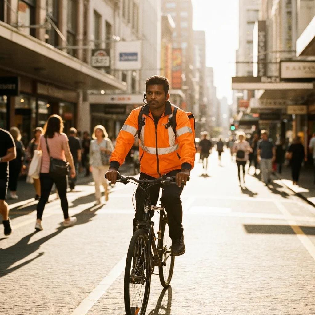 Professional-installer-mounting-accordion-shutters-on-a-coastal-home-window-5f61c6ce-849b-4bcd-a87f-9e618fcca7d2webp - american hurricane shutters Installer fitting accordion shutters on a coastal home window while using proper safety equipment