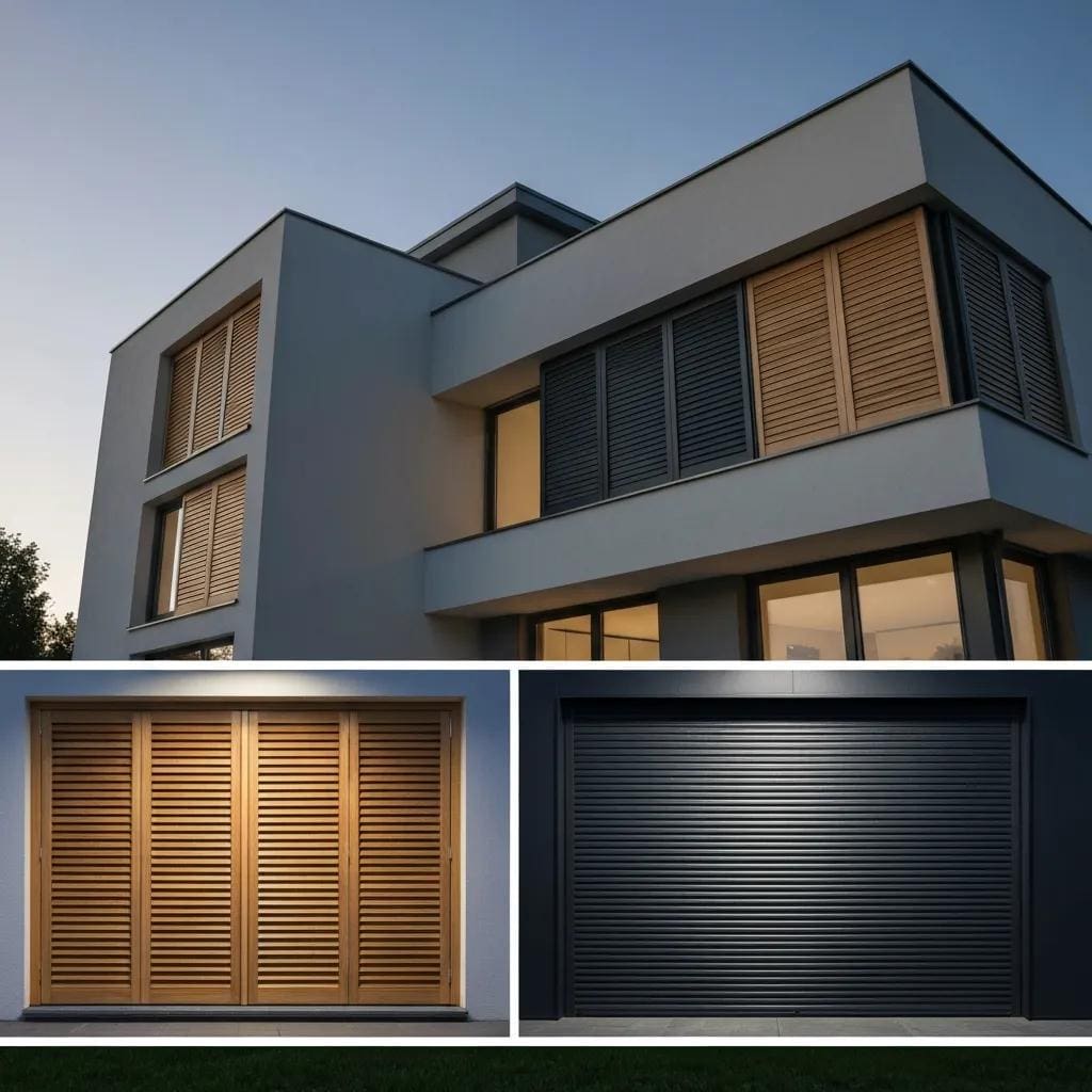Various-styles-of-modern-accordion-shutters-displayed-on-a-contemporary-home-facade-de8462b6-d680-48f3-aac1-53285eed6b41webp - american hurricane shutters Various styles of modern accordion shutters displayed on a contemporary home facade